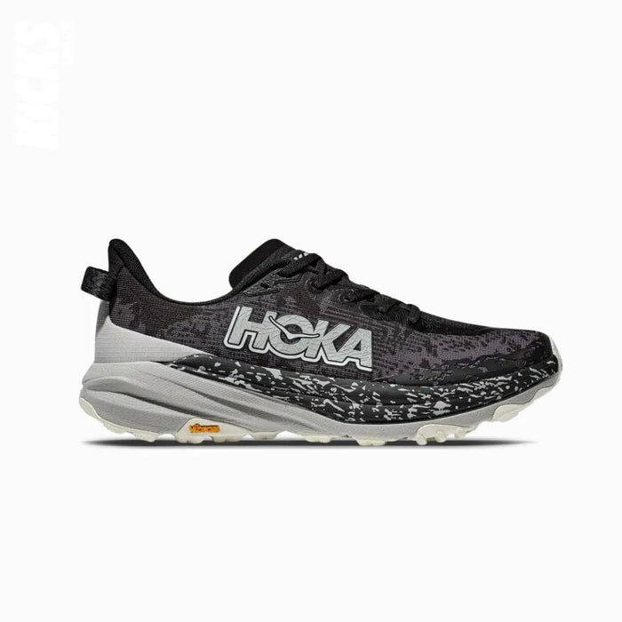 Replacement shoelaces for Hoka Speedgoat 6 trail running shoes, durable, lightweight laces built for technical terrain by Kicks Shoelaces.