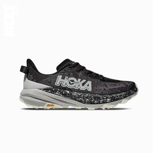 Replacement shoelaces for Hoka Speedgoat 6 trail running shoes, durable, lightweight laces built for technical terrain by Kicks Shoelaces.