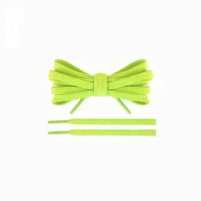 Neon yellow replacement laces for Asics Hyper Speed running shoes by Kicks Shoelaces.