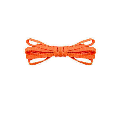 Orange sawtooth laces for Asics Megablast running shoes by Kicks Shoelaces