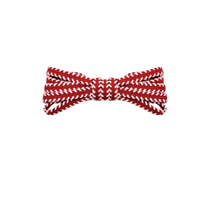 Red Pale Pink Braid / 120 CM / 47 IN / Sawtooth Laces | 5.50mm Wide