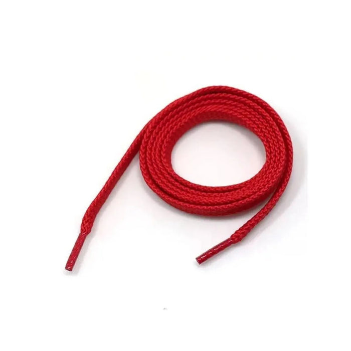Red / 100 CM / 39 IN / Flat Shoe Laces | 8mm Wide