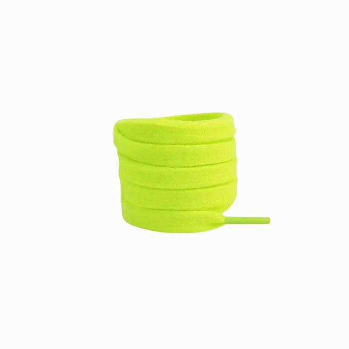 Fluorescent Green / 100 CM / 39 IN / Flat Shoe Laces | 8mm Wide