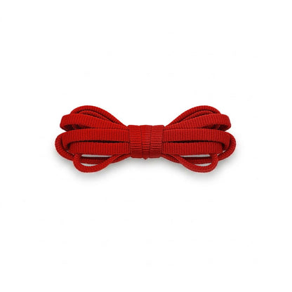 Red replacement shoelaces for Saucony Endorphin Rift running shoes by Kicks Shoelaces.