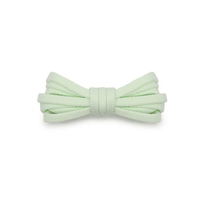 Light green replacement shoelaces for Asics Superblast 2 running shoes, lightweight, responsive laces designed for high-performance training by Kicks Shoelaces.