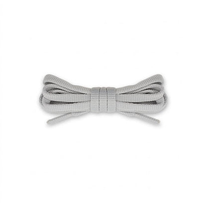 Light grey replacement shoelaces for Asics Superblast 2 running shoes, lightweight, responsive laces designed for high-performance training by Kicks Shoelaces.