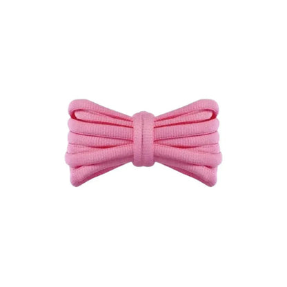 Pink / 140 CM / 55 IN / Oval Thick Laces | 9mm Wide