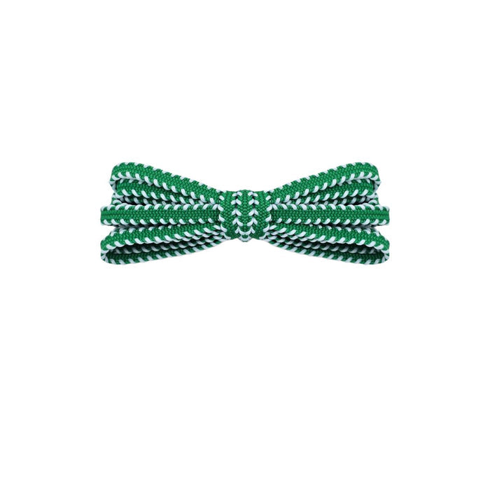 Green sawtooth laces for Adidas Terrex Agravic Speed Ultra running shoes by Kicks Shoelaces