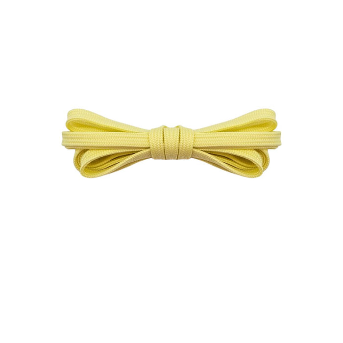 Light Yellow / 100 CM / 39 IN / Flat Shoe Laces | 6mm Wide