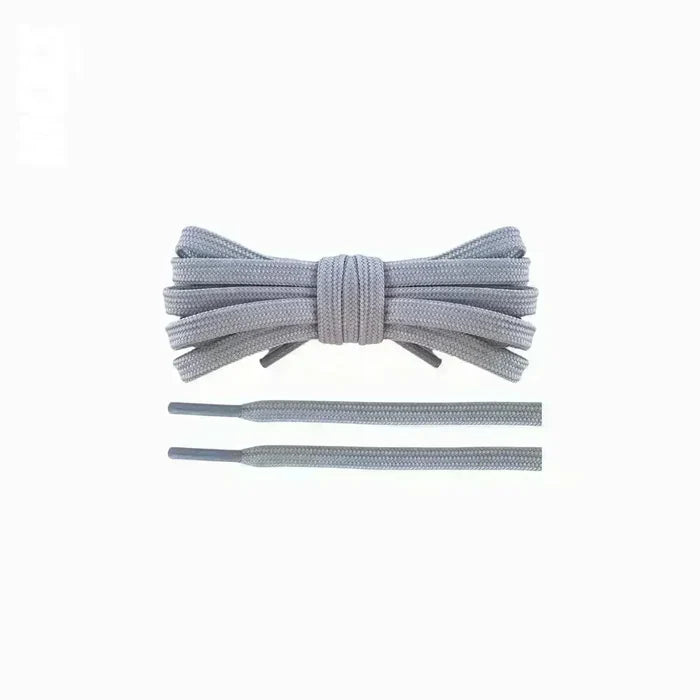 Light grey replacement laces for Nike Tiempo Legend 10 soccer cleats by Kicks Shoelaces.