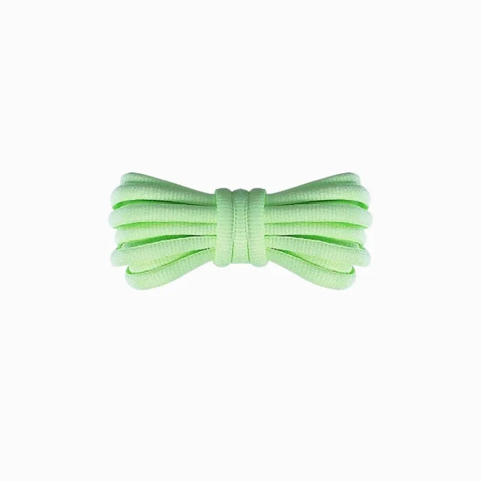 Light green Nike TN replacement shoelaces for Air Max Plus, oval laces by Kicks Shoelaces.