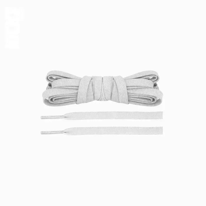 Light Grey / 120 CM / 47 IN / Flat Shoes Laces | 8mm Wide