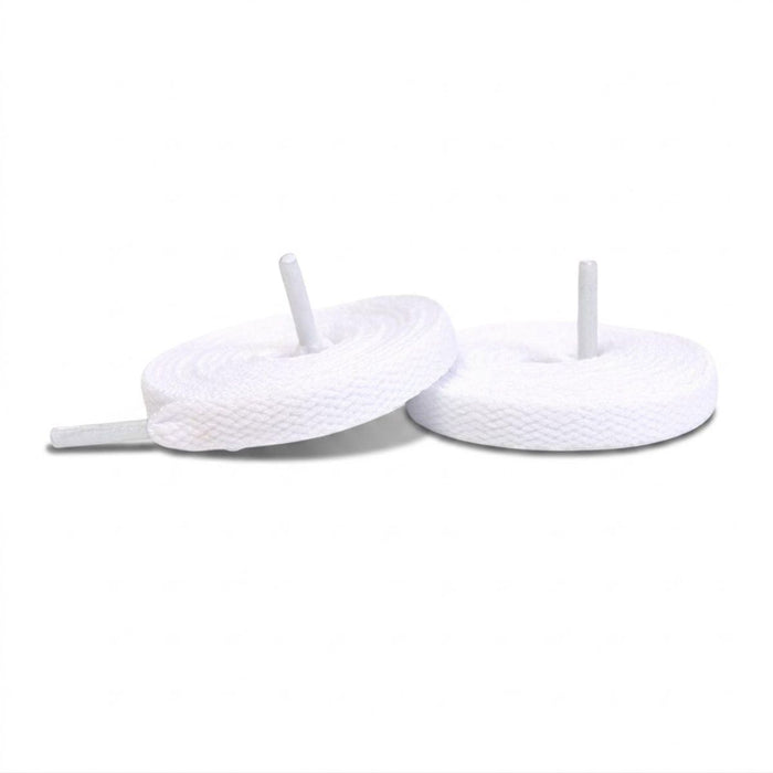 White replacement laces for Vans Authentic sneakers by Kicks Shoelaces