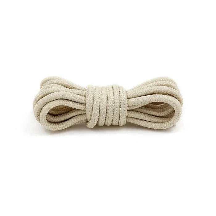 Beige replacement laces for Nike golf shoes, round shoelaces by Kicks Shoelaces