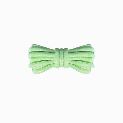 Light Green / 100 CM / 39 IN / Oval Laces | 6mm Wide