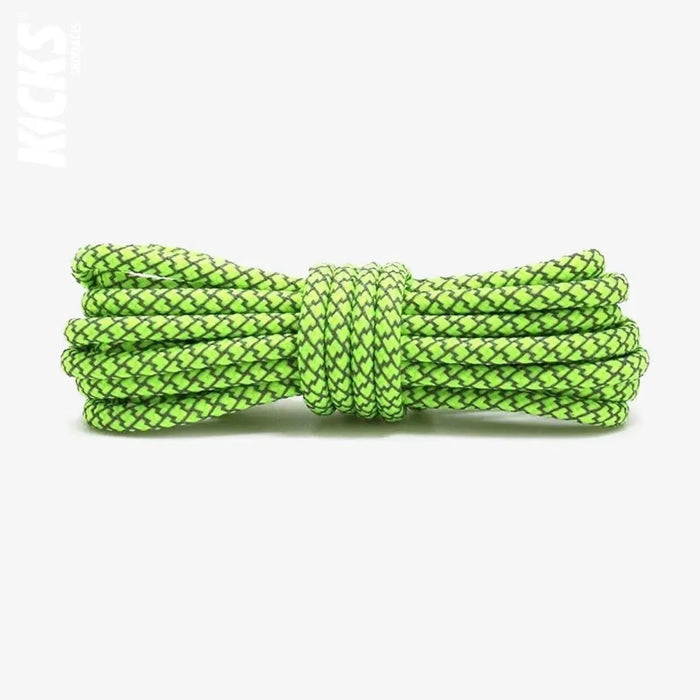 Fluorescent Green / 120 CM / 47 IN / Rope Laces | 5mm Wide