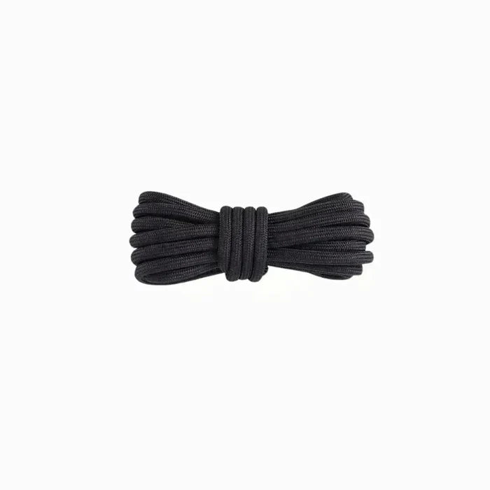 Charcoal replacement rope laces for adidas yeezy boost 350 sneakers by Kicks Shoelaces.