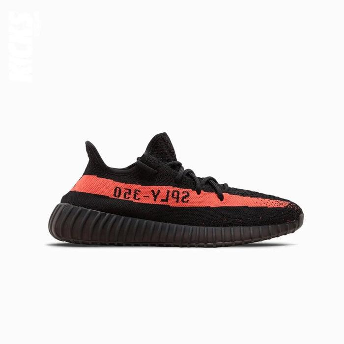 Replacement rope laces for Yeezy Boost 350 Core Red Black shoes and sneakers by Kicks Shoelaces