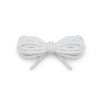 White spiral rope replacement laces for adidas BADBO 1.0 by Kicks Shoelaces