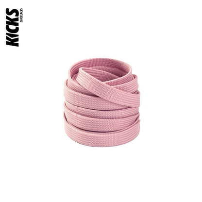 Blush flat replacement laces for Nike Dunks shoes and sneakers by Kicks Shoelaces