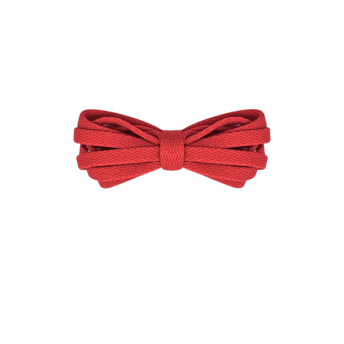 Red / 100 CM / 39 IN / Thin Flat Laces | 6mm wide