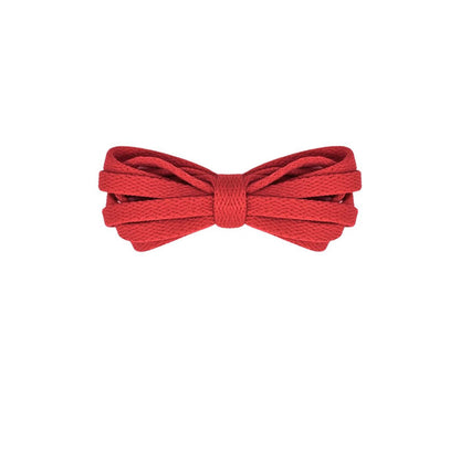 Red / 100 CM / 39 IN / Thin Flat Laces | 6mm wide