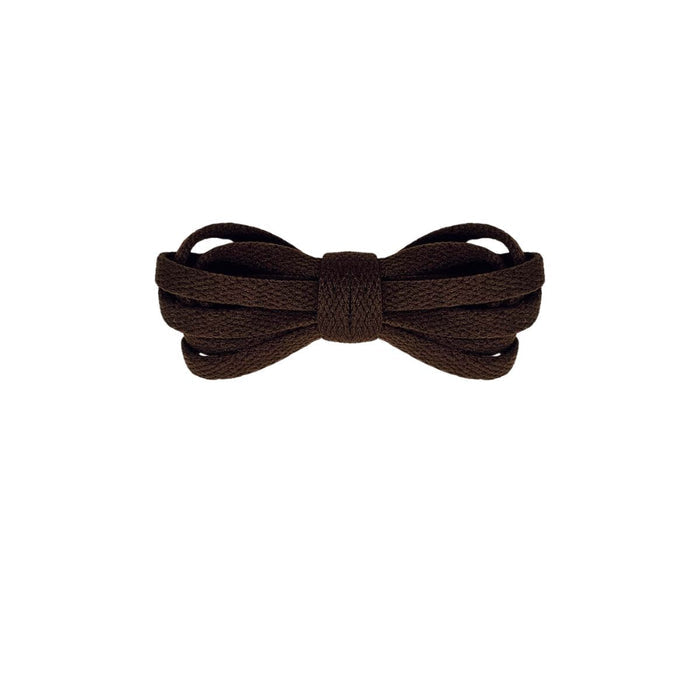 Dark Brown / 100 CM / 39 IN / Thin Flat Laces | 6mm wide