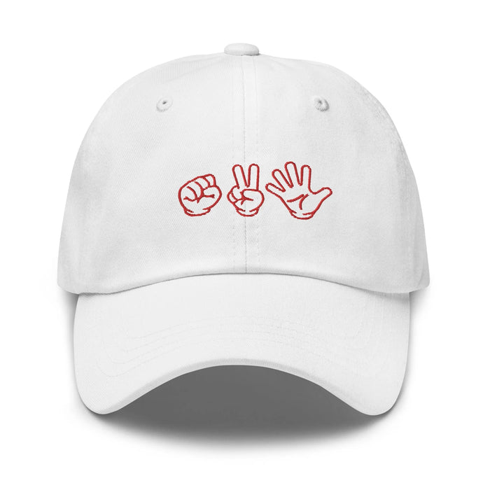 White / One Size Fits Most / Dad Hat | Embroidered