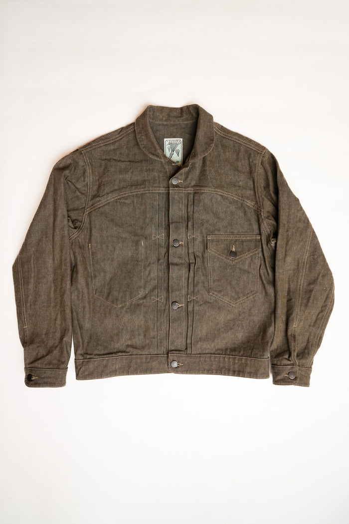 RODEO DUNGAREE JACKET - KHAKI