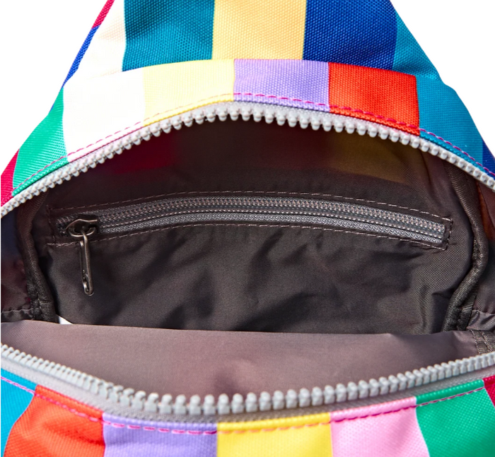 Roka London - Willesden Sling Bag - Multi Wide Stripe
