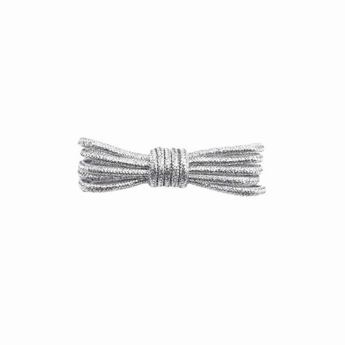 Silver / 120 CM / 47 IN / Sparkly Shoelaces | 4 mm