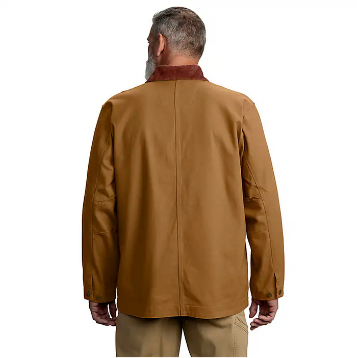 RUGGED FLEX® DUCK LOOSE FIT CHORE COAT-1 WARM RATING - CARHARTT BROWN