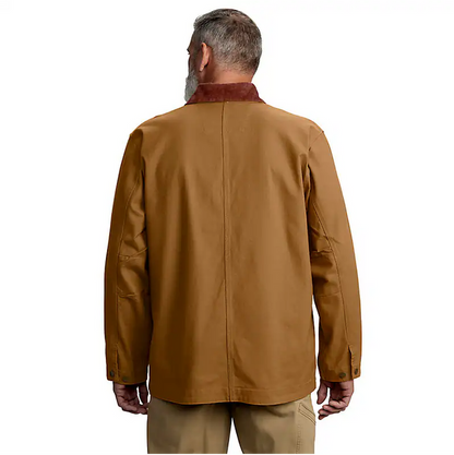 RUGGED FLEX® DUCK LOOSE FIT CHORE COAT-1 WARM RATING - CARHARTT BROWN