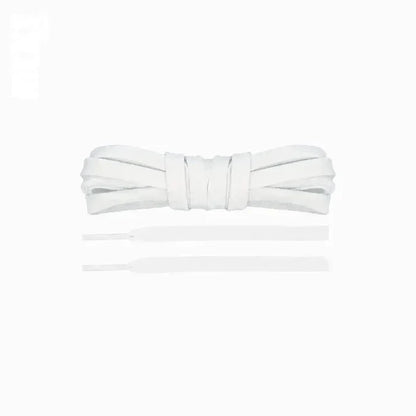 White / 120 CM / 47 IN / Flat Laces | 8mm Wide