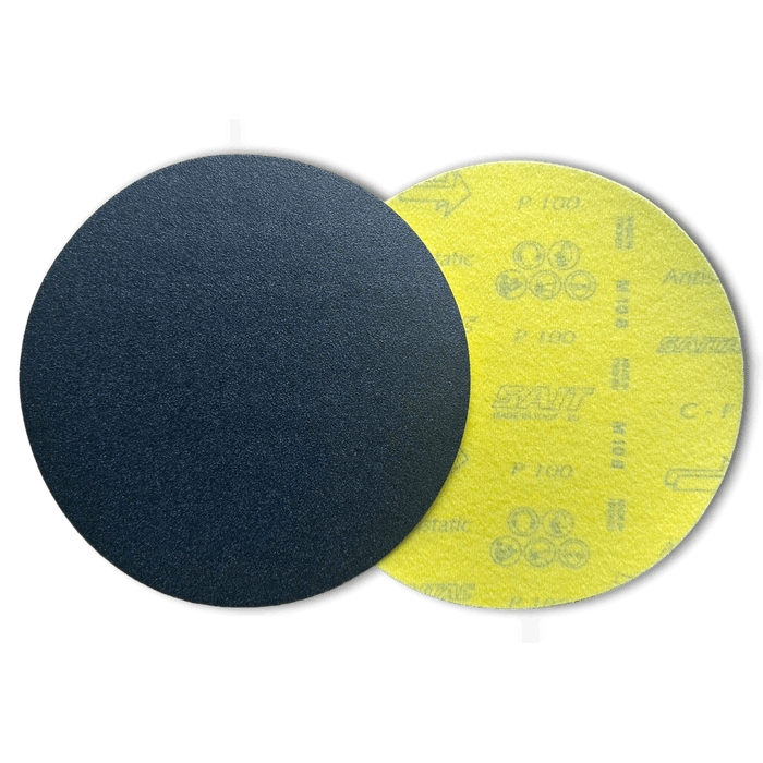 Sait 200mm Silicon Carbide Hook & Loop Velcro Backed Sanding Discs