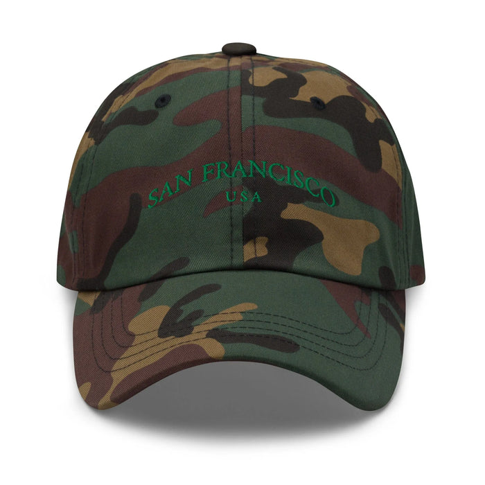 Green Camo / One Size Fits Most / Dad Hat | Casual Hats
