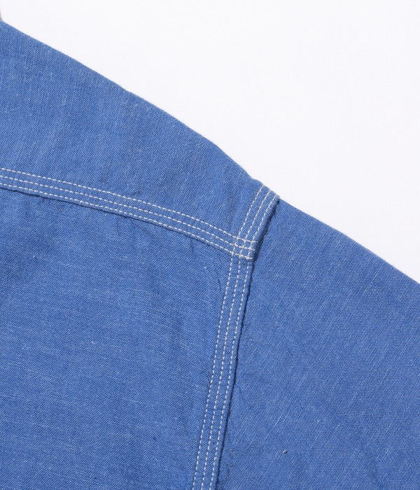 SC25513 VAT DYE WORK SHIRT - BLUE