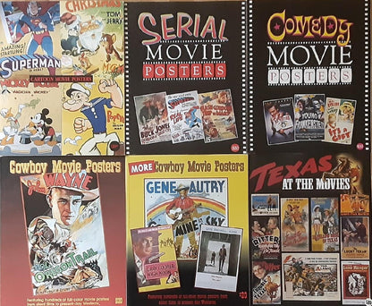 Set of 11 Various Movie Genre Poster Books