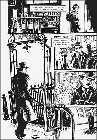 SHERLOCK HOLMES AND THE EMPIRE BUILDERS The Gene Genie Volume 1 Mark Chiarello Cover Signed