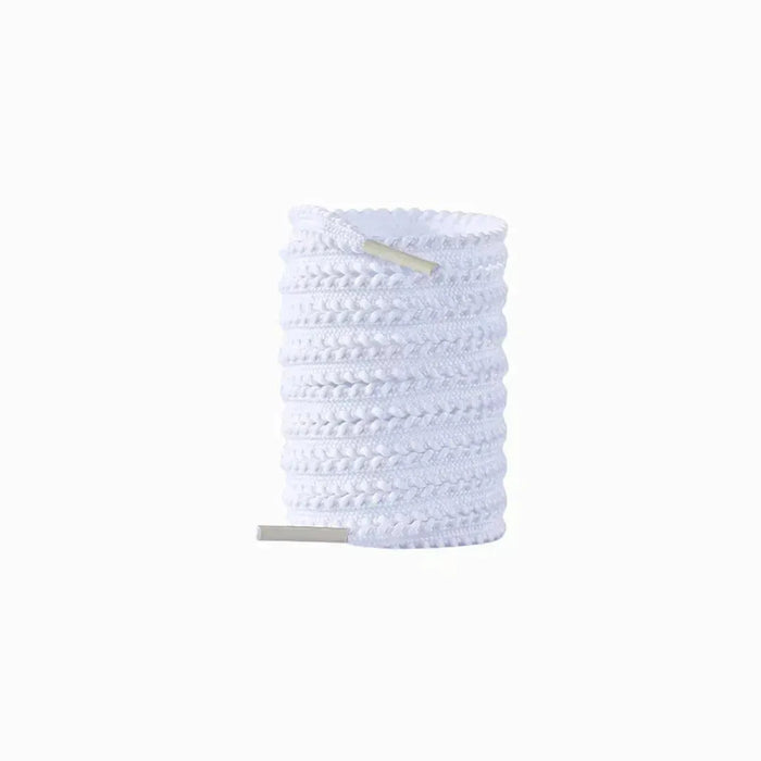White replacement running laces for shoes and sneakers
