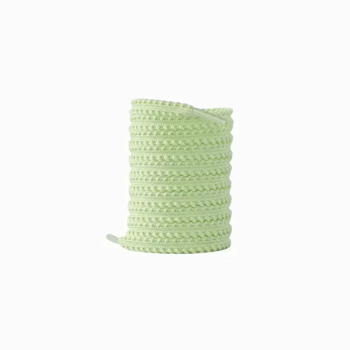 Light Green / 120 CM / 47 IN / Sawtooth Laces | 8mm wide