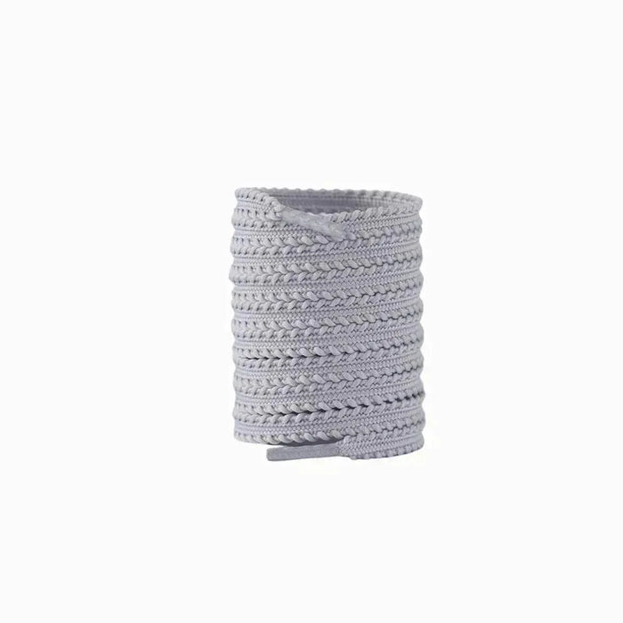 Grey replacement running laces for shoes and sneakers