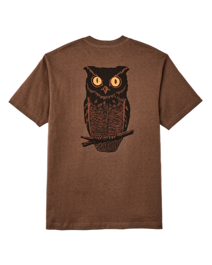 SHORT SLEEVE HOOT GRAPHIC T-SHIRT (FRONTIER) - PARTRIDGE/HOOT