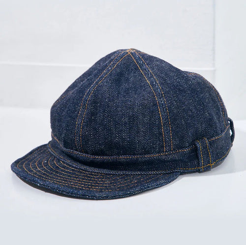 SJ201WC-710XX19oz denim work cap - INDIGO