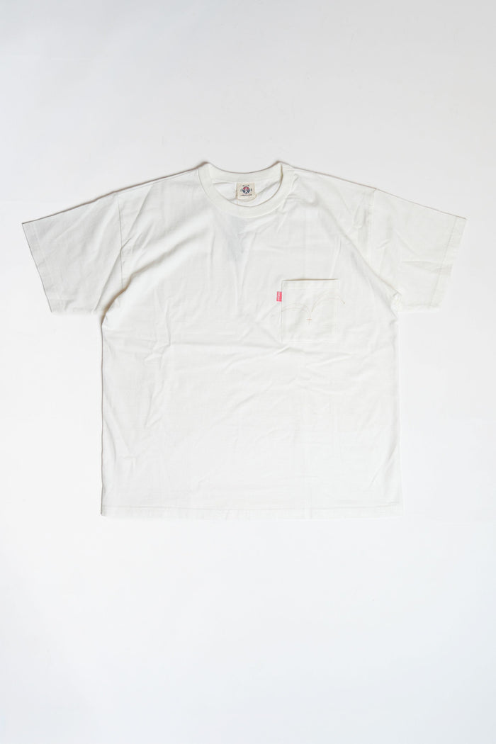 SJPOT01 POCKET TEE - WHITE