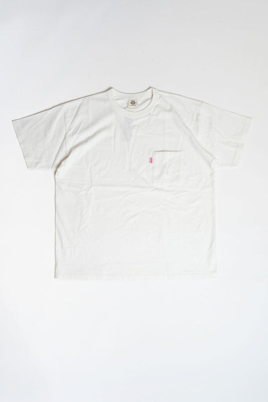 SJPOT01 POCKET TEE - WHITE