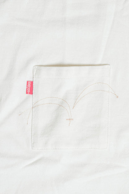 SJPOT01 POCKET TEE - WHITE