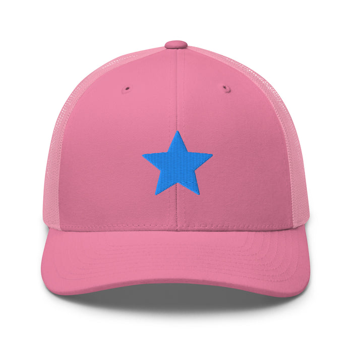 Pink / One Size Fits Most / Trucker Hat | Embroidered Star