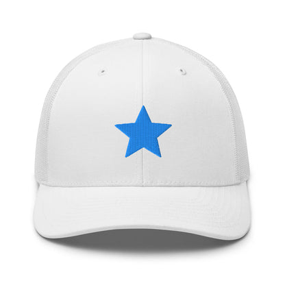 White / One Size Fits Most / Trucker Hat | Embroidered Star