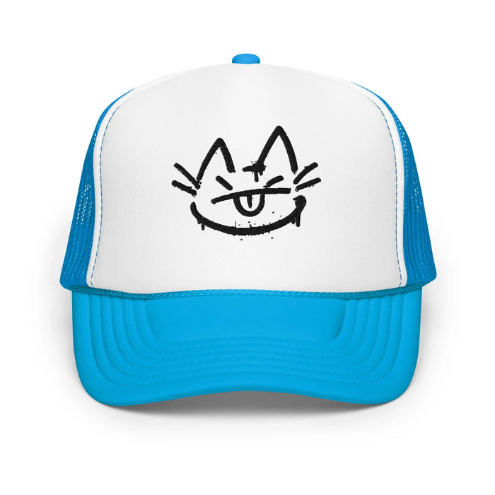 Blue / White / Blue / One Size Fits Most / Trucker Hat | Embroidered